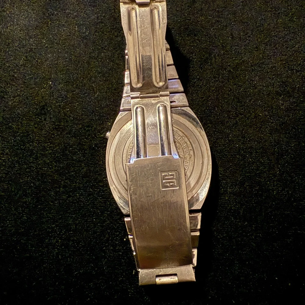 Chronosonic 100 The Computer Watch Red Led Wristwatch With Box Orig Band Works